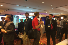 Participants visiting the booths @ SEM2017